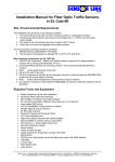 Installation Manual for Fiber Optic Traffic Sensors in SL