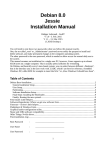 Debian 8.0 Jessie Installation Manual
