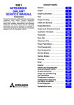 2001 MITSUBISHI GALANT SERVICE MANUAL