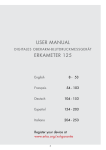 USER MANUAL ERKAMETER 125