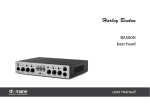 BA500H bass head user manual