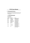 PCI I/O User's Manual