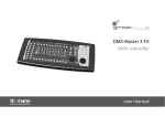 DMX-Master 3-FX DMX controller user manual