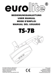 EUROLITE TS-150 User Manual