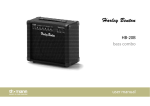 HB-20B bass combo user manual