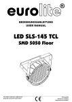 EUROLITE LED SLS-145 TCL SMD 5050 Floor User Manual