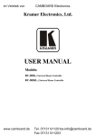 USER MANUAL - CAMBOARD Electronics