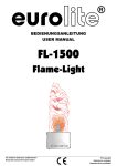 EUROLITE FL-1500 User Manual