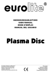 Plasma Disk user manual