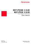 M3T-PD308 V.5.00/M3T-PD30 V.8.00 User's Manual