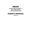 MB880 USER'S MANUAL - IBT Technologies Inc.