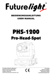 User Manual - Pro Lighting