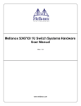 Mellanox SX67X0 1U Switch Systems Hardware User Manual
