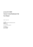 sat-nmsACU-RMU Antenna Control Rackmount Unit User Manual