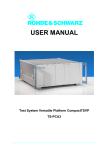 USER MANUAL - Rohde & Schwarz