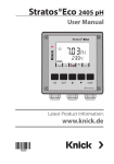 Stratos Eco 2405 User Manual