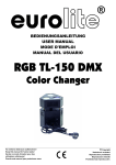RGB TL-150 DMX user manual