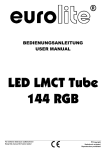 EUROLITE LED LMCT Tube User Manual