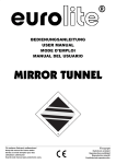 EUROLITE Mirror Tunnel User Manual (#4713)