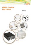 HT63 E Terminal User Manual