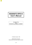 M306N0T2-RPD-E User's Manual