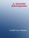 X3-SDF User's Manual