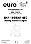 EUROLITE ML-56 Multi Lens Spot User Manual (#2643)