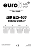 EUROLITE LED KLS-200 RGB DMX User Manual