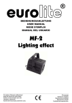 EUROLITE MF-2 User Manual