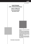 Digitronik CPL Communications User's Manual