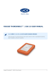 Rugged Thunderbolt™ | USB 3.0 User Manual