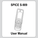 SPICE S-909 User Manual