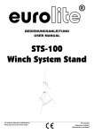 EUROLITE STS-100 User Manual (#4845)
