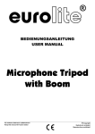 EUROLITE Microhpne Stand with Boom User Manual