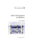 AIDA 1D Evaluation User's Manual (Windows)