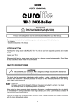 EUROLITE TB-3 User Manual