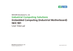 NEX 981 User Manual - Spectra Computersysteme GmbH