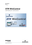 XTR WinControl User Manual
