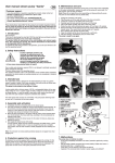 User manual stream pump “Garda” GB