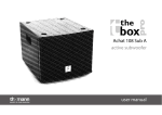 Achat 108 Sub A active subwoofer user manual