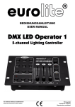 EUROLITE DMX LED Operator 1 User Manual - LTT