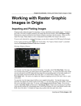 Working With Raster Graphic Images In Origin Importing And Plotting