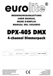 EURLITE LCD-4/S User Manual