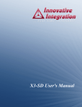 X3-SD User's Manual
