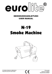 EUROLITE N-19 User Manual
