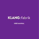 KLANGfabrik - User Manual - EN print