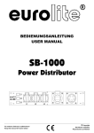 EUROLITE SB-1000 User Manual