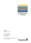 Easylon USB Socket Interface+ User Manual
