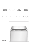 Gebruiks- aanwijzing Afwasmachine User manual Dishwasher