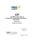 PBS archive add on CFI - Manual Part C - User Manual -